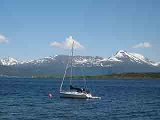 Beautiful day for sailing (From Larseng, Norway)