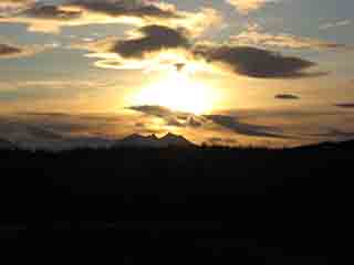 Glorious sunset over Bentsjordtinden (From Kvaløya, Norway)