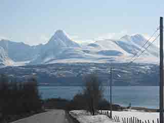 Winter yields to spring up Piggtind (From near Josefvatn, Norway)