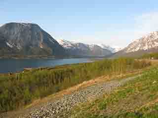 Spring comes to Balsfjord (From Bergneset, Norway)