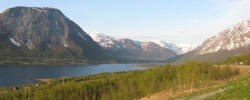 Spring comes to Balsfjord (From Bergneset, Norway)