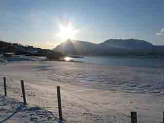 Sunset over Leirtinden lights the world (From Sand, Norway)