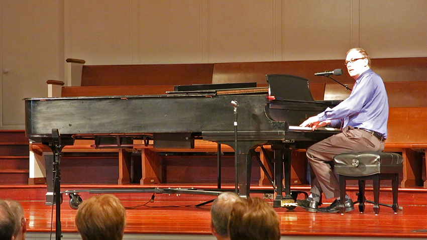 René Clausen speaks on compositional process, The Cloths of Heaven (Segment 2) (Wheaton, IL, USA)